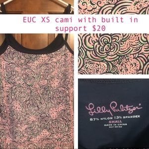 Lilly Pulitzer Tops - EUC Lilly Pulitzer tank w built in bralette! Lilly Pulitzer Tops - EUC Lilly Pulitzer tank w built in bralette!